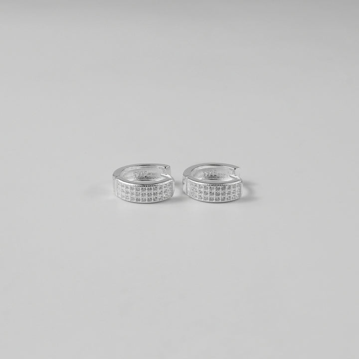 Radiant Facet Hoops