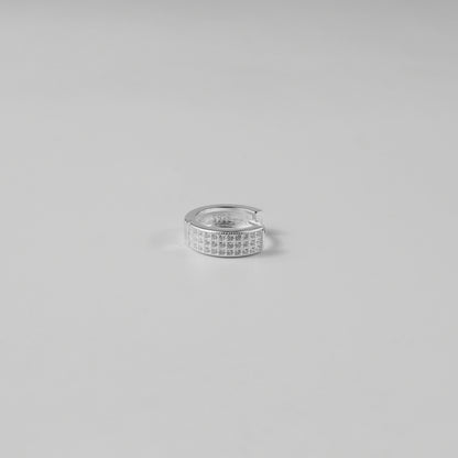 Radiant Facet Hoops