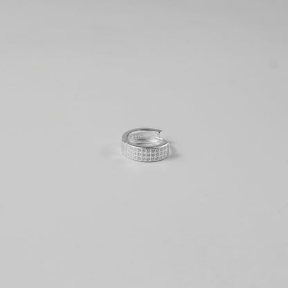 Radiant Facet Hoops