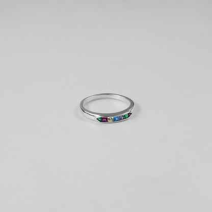 Rainbow Quoin Ring
