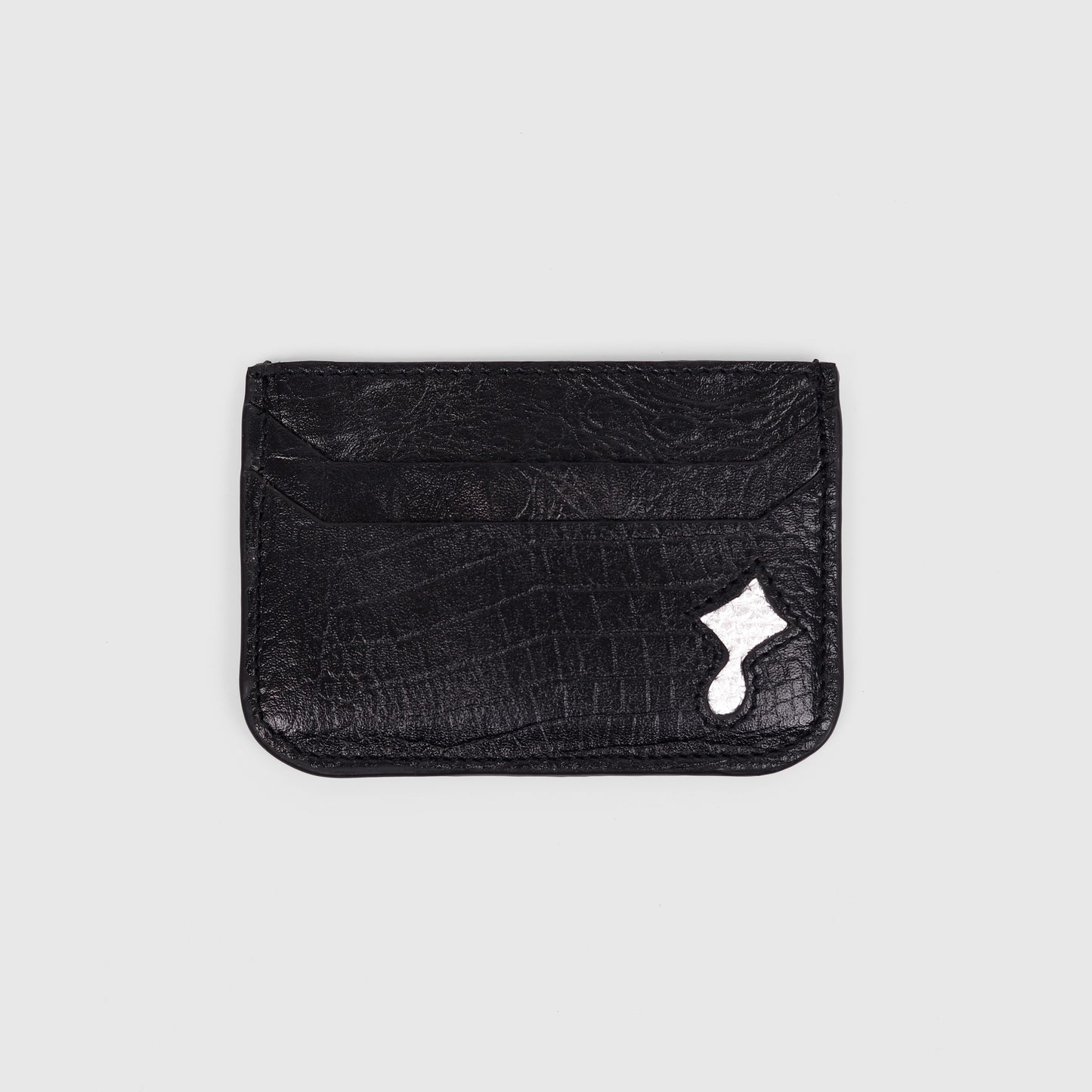 Regal CrocLine Card Holder (Black)