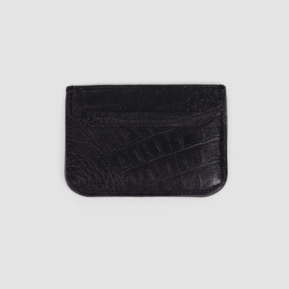 Regal CrocLine Card Holder (Black)