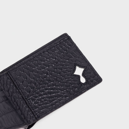 Regal CrocLine Wallet (Dark Blue)