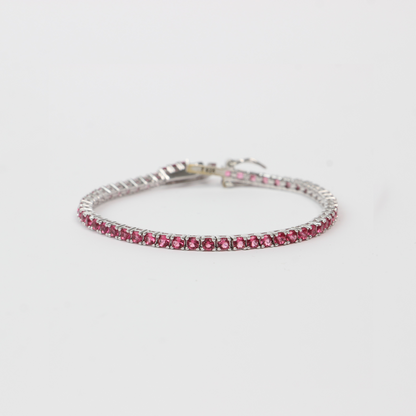 Rosewood Tennis Bracelet