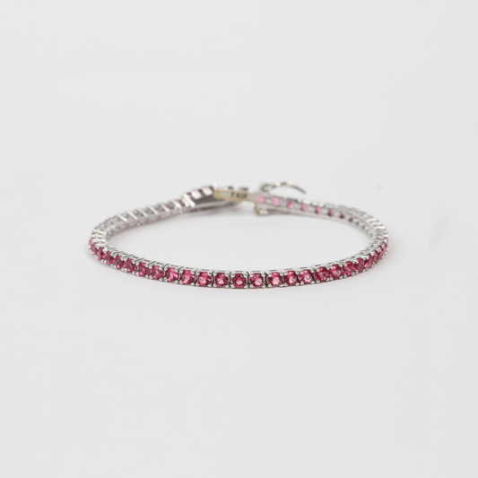 Rosewood Tennis Bracelet