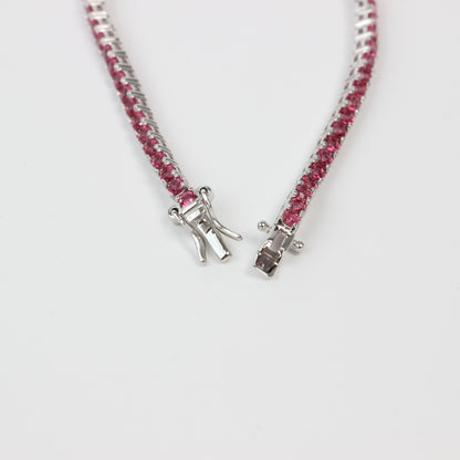 Rosewood Tennis Bracelet
