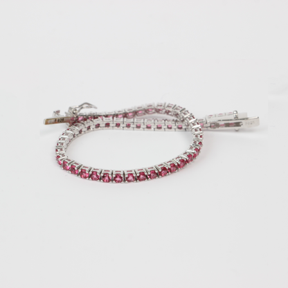 Rosewood Tennis Bracelet
