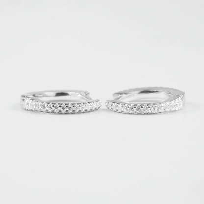 Round Sparkle Hoops