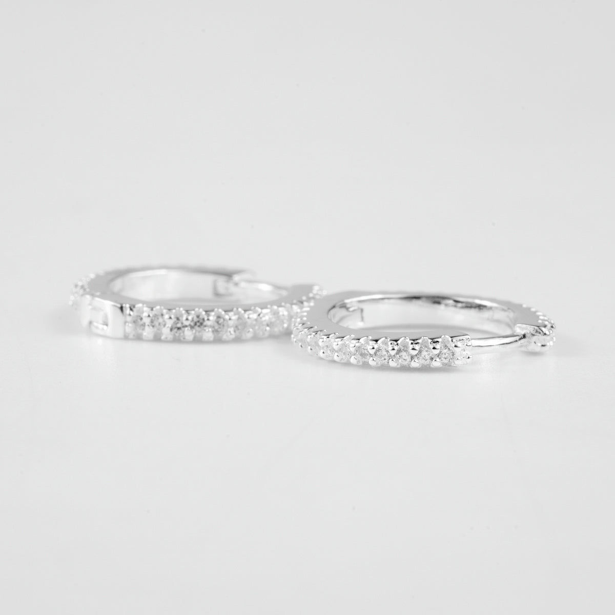 Round Sparkle Hoops