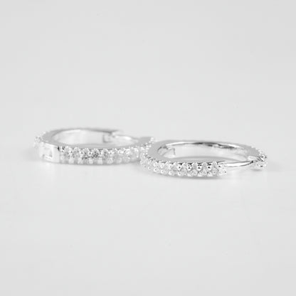 Round Sparkle Hoops