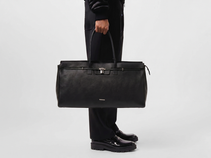 Sable Grain City Leather Bag