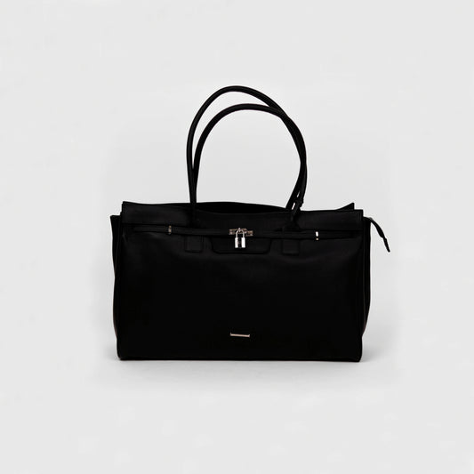 Sable Grain City Leather Bag