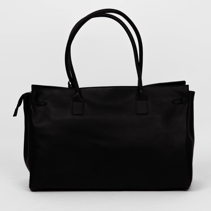 Sable Grain City Leather Bag