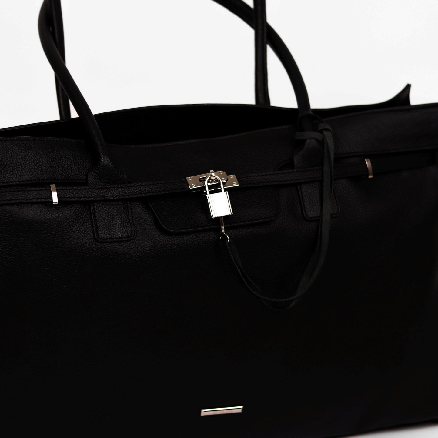 Sable Grain City Leather Bag