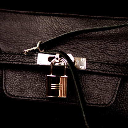 Sable Grain City Leather Bag