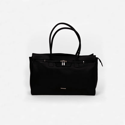 Sable Grain City Leather Bag