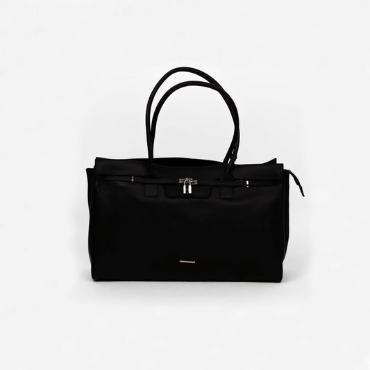 Sable Grain City Leather Bag