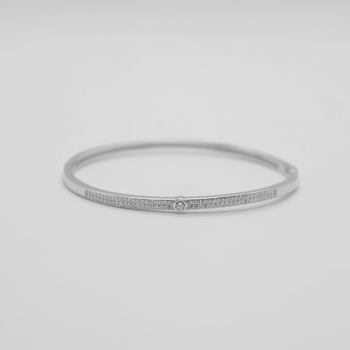 Solitaire-Center Bangle