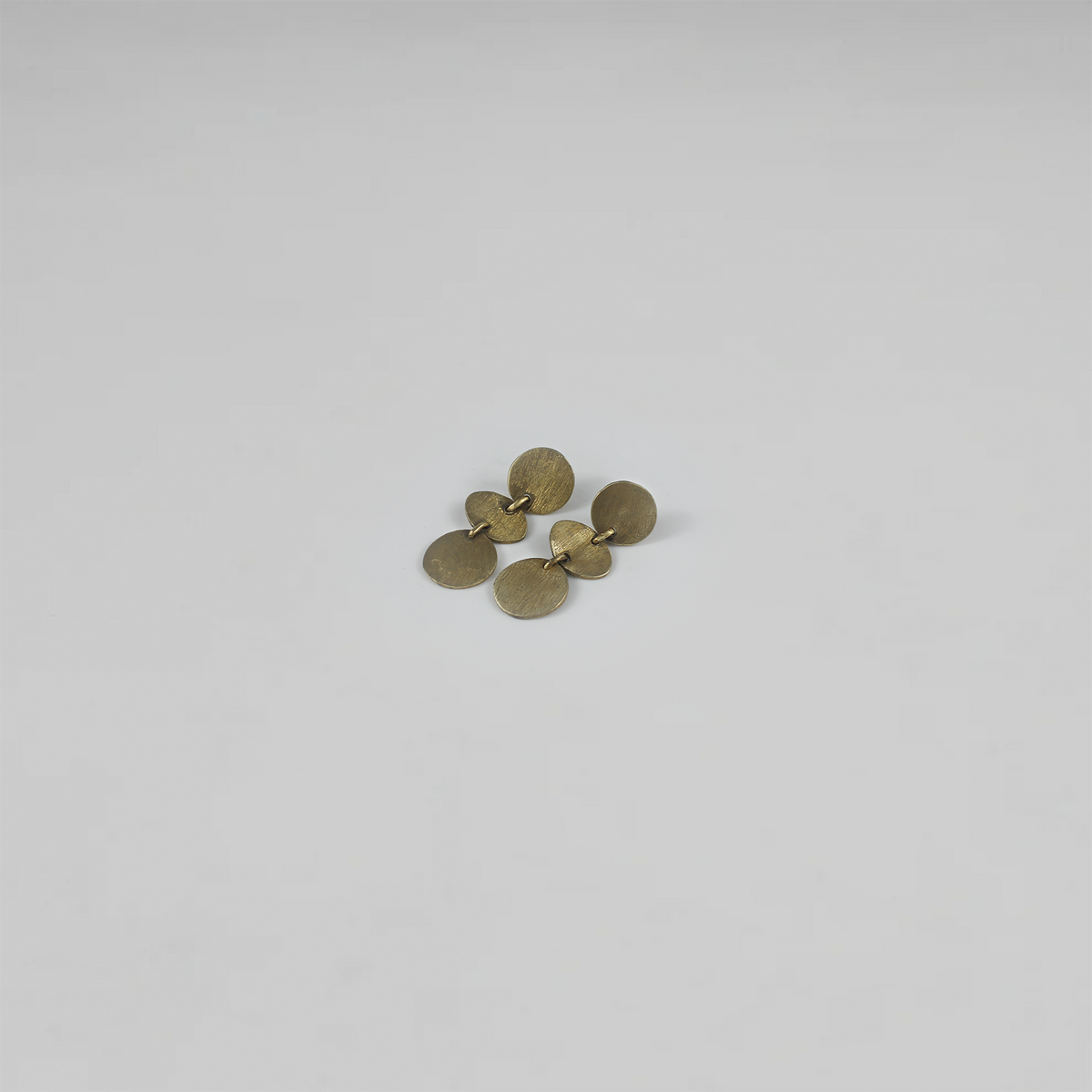 Solstice Tiered Disc Earrings