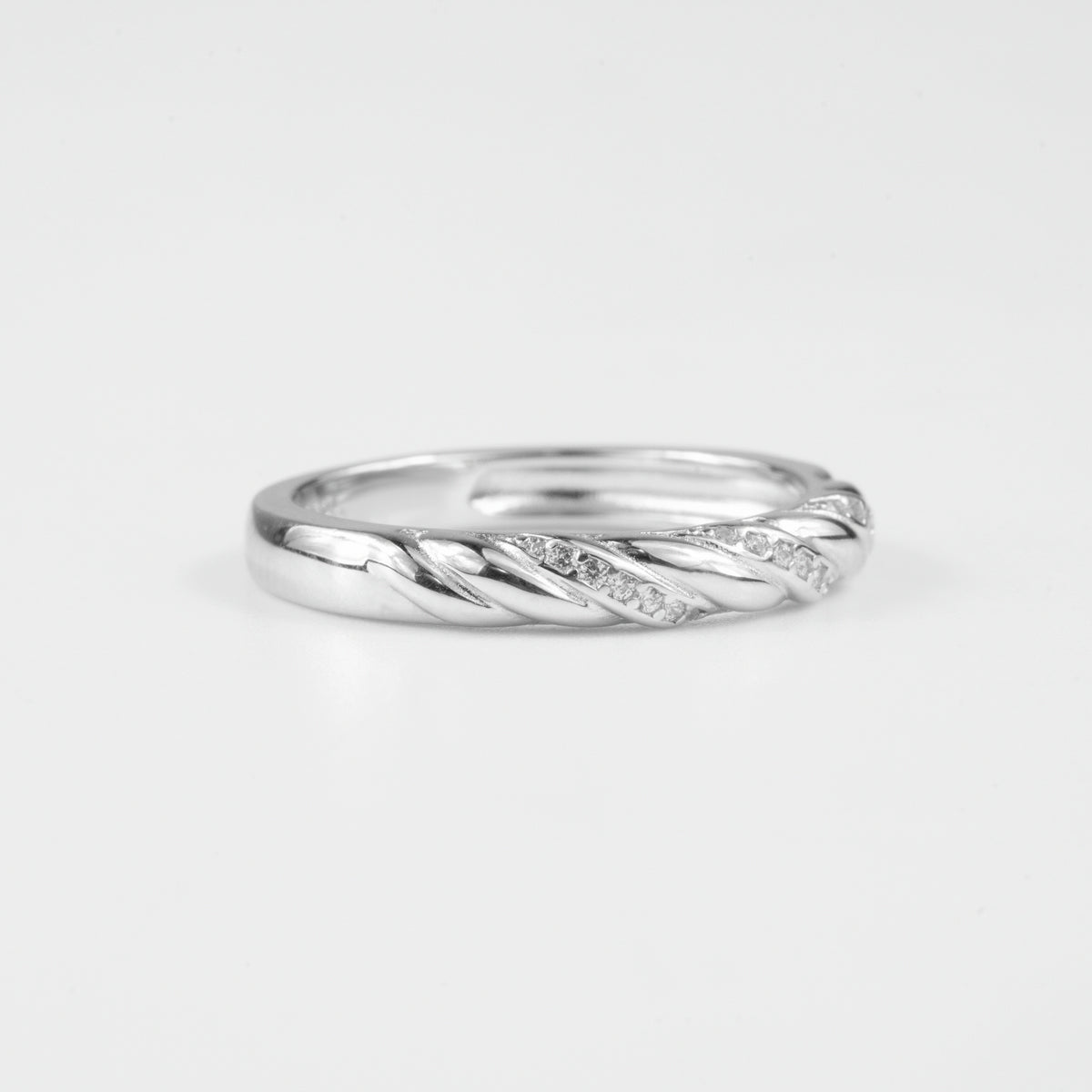 Spiral Sparkle Ring