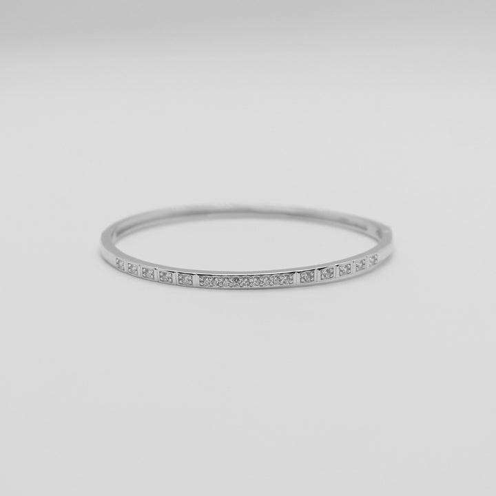 Square Sparkle Bangle