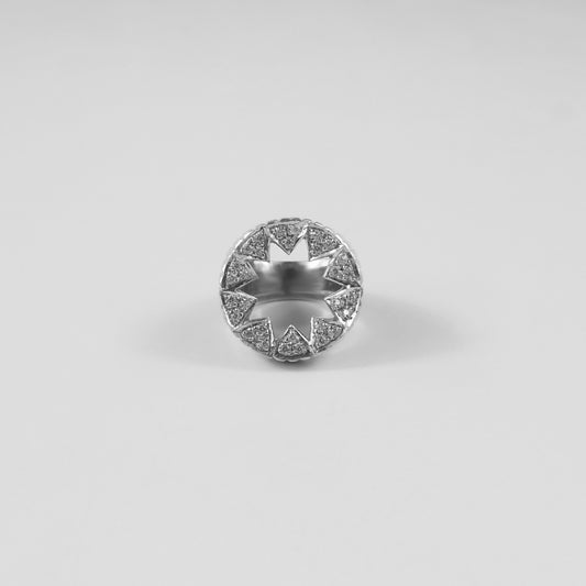 Stacked Meridian Ring