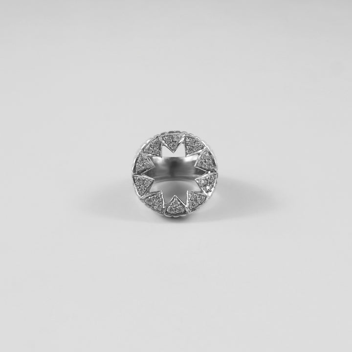 Stacked Meridian Ring