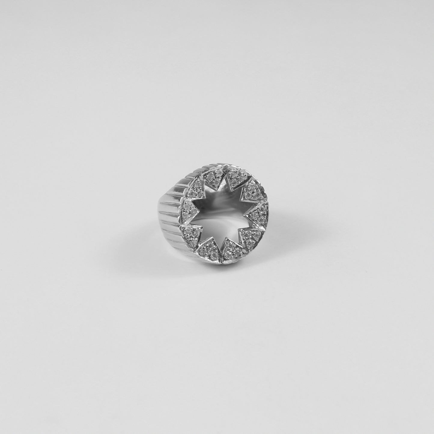 Stacked Meridian Ring