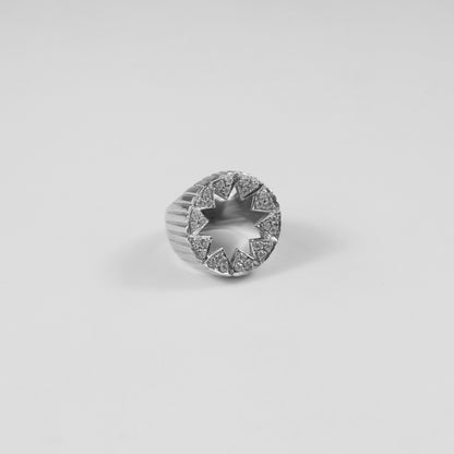 Stacked Meridian Ring