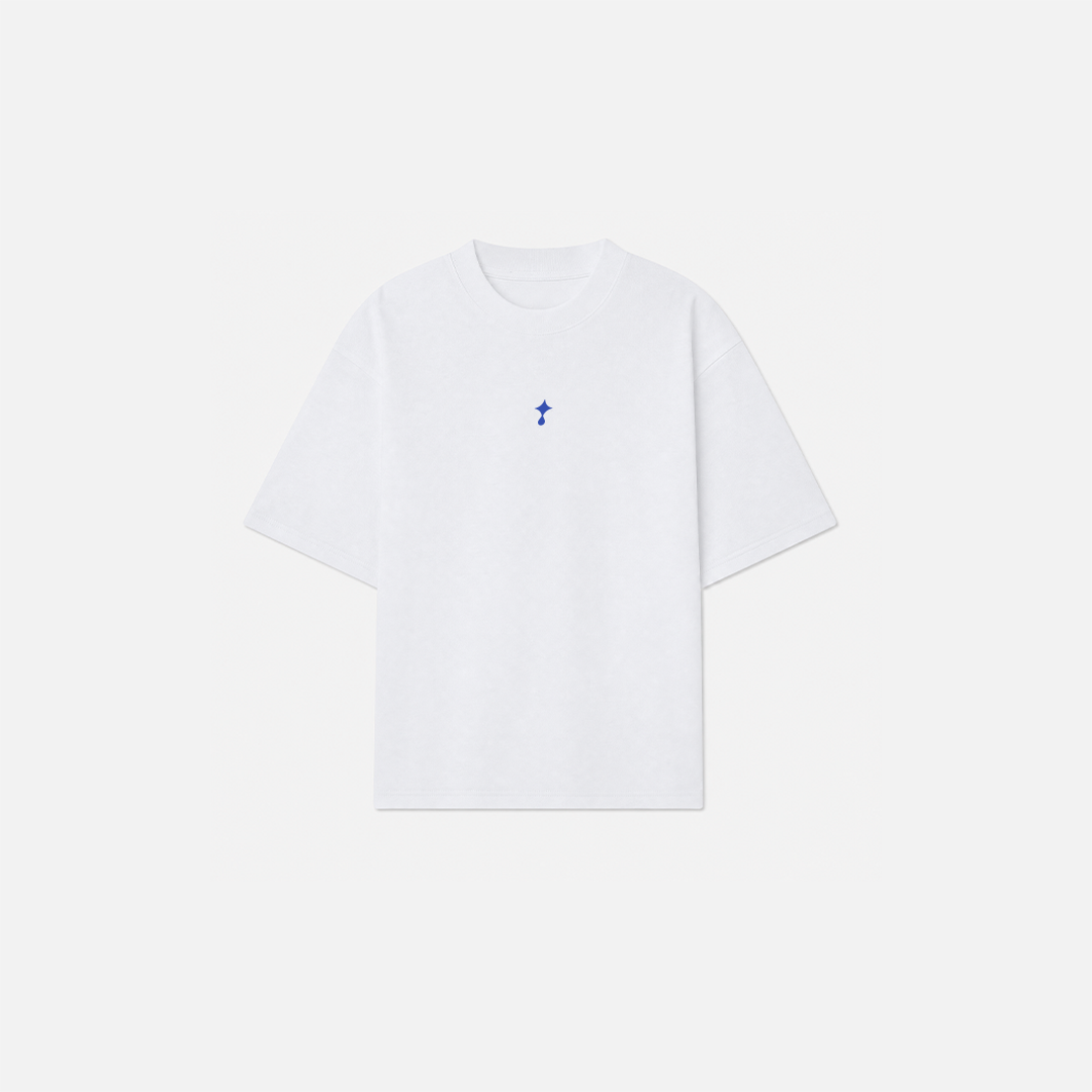 Sun & Moon Beach Club Boxy Tee (White)