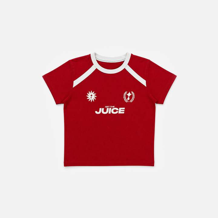 Sun and Moon baby tee (Red)