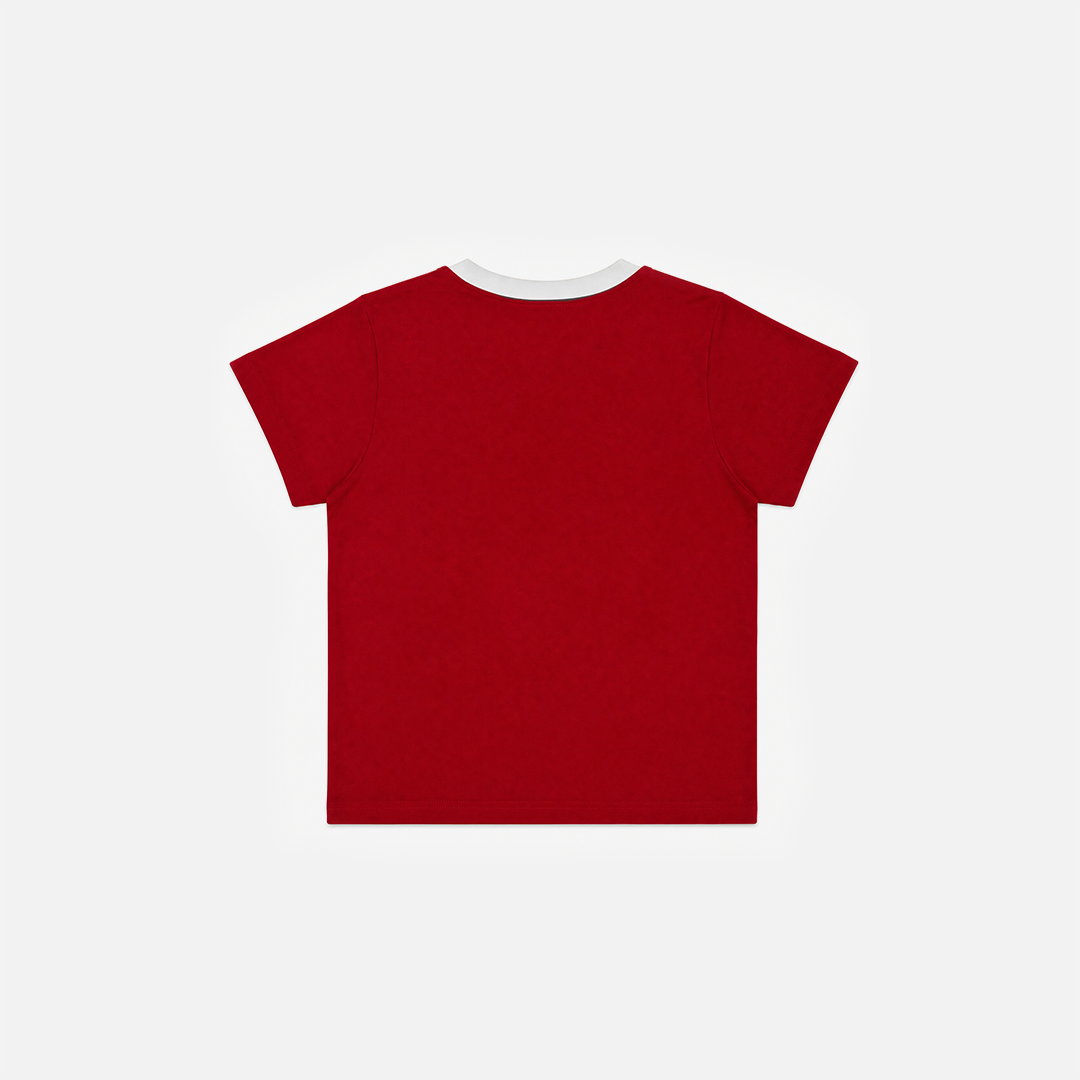 Sun and Moon baby tee (Red)