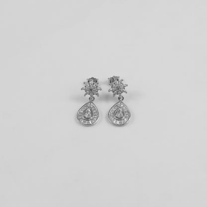 Teardrop Dangle Ear Studs