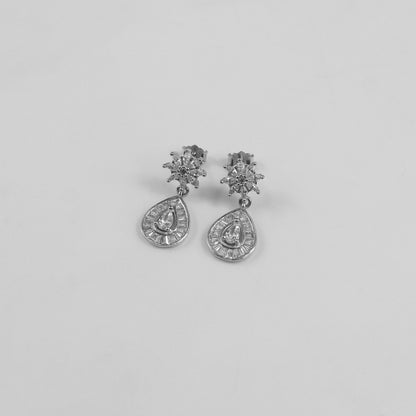 Teardrop Dangle Ear Studs