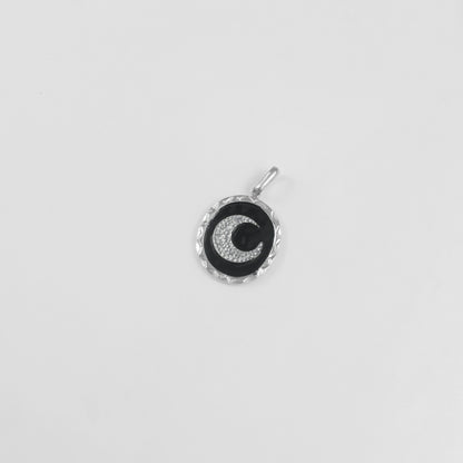 Textured Sol & Luna Pendant