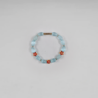 The Cerulean Bloom Bracelet