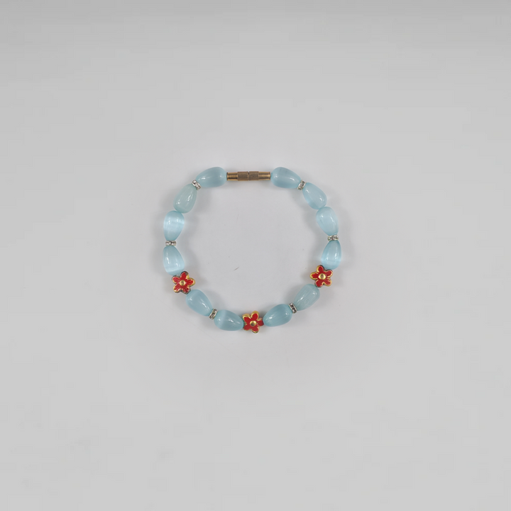 The Cerulean Bloom Bracelet