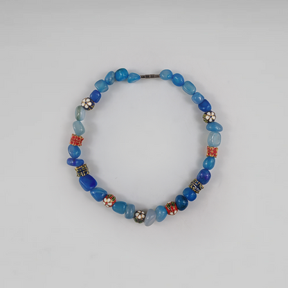 The Sapphire Flora Necklace