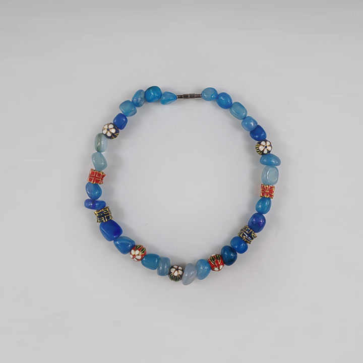 The Sapphire Flora Necklace