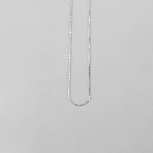 Thin Box Box Necklace