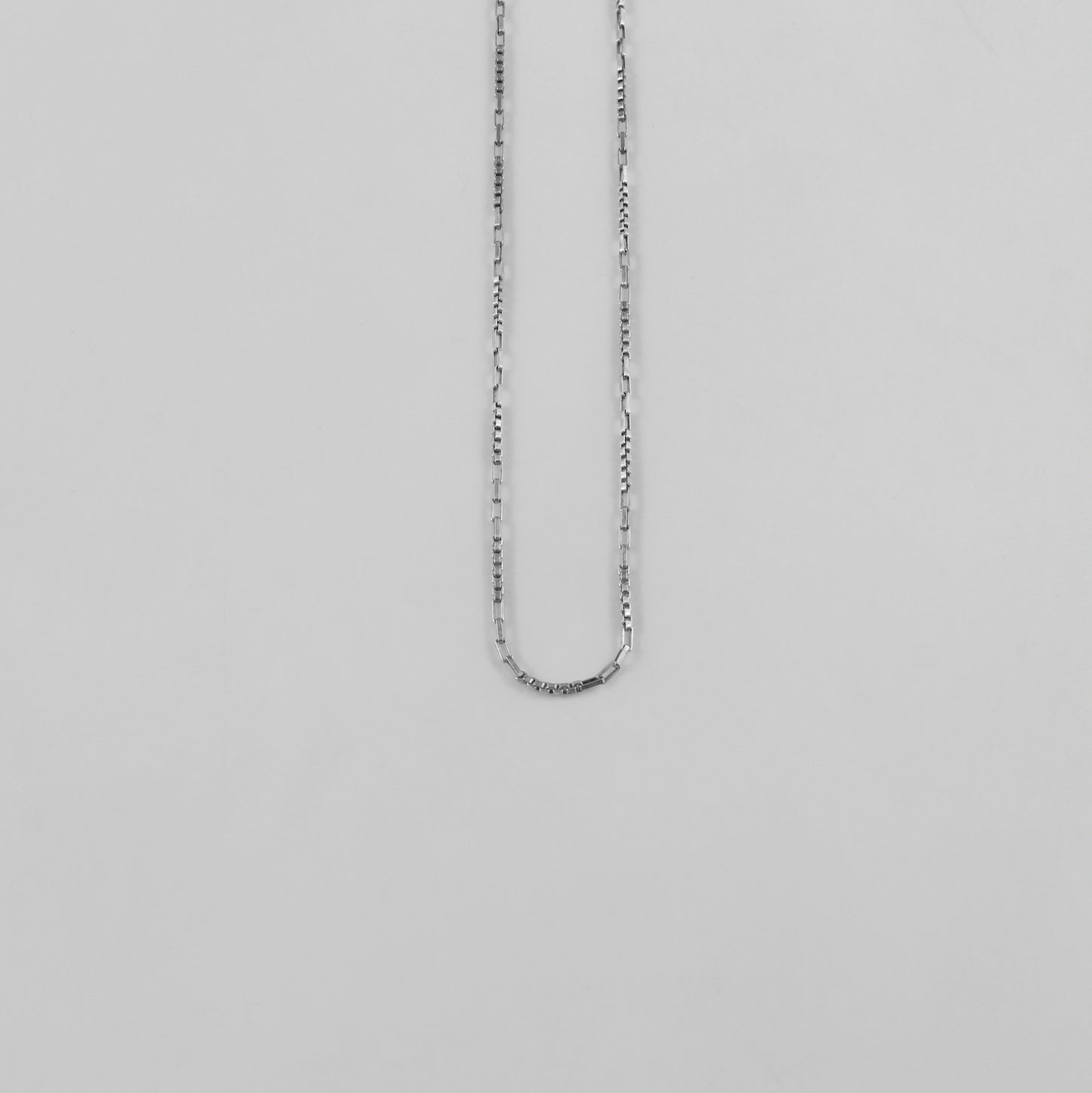 Thin Box Link Necklace