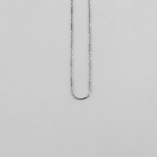 Thin Box Link Necklace