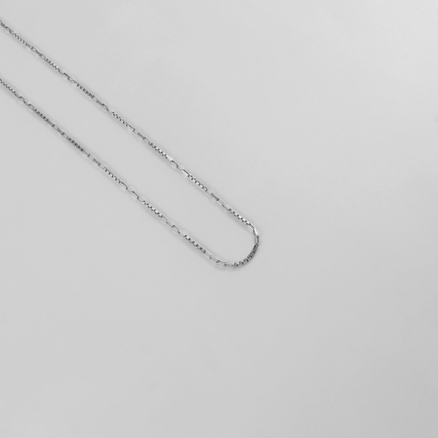 Thin Box Link Necklace