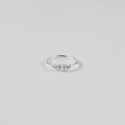 Trinity Heart Ring