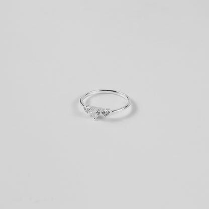 Trinity Heart Ring
