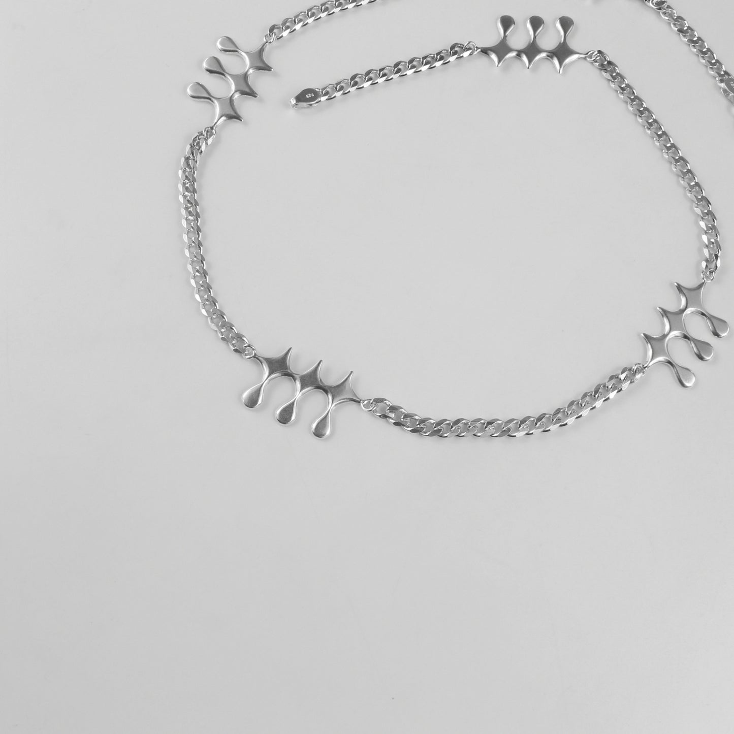 Trio Star & Drip Necklace