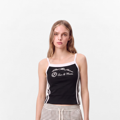 Black cami tank top