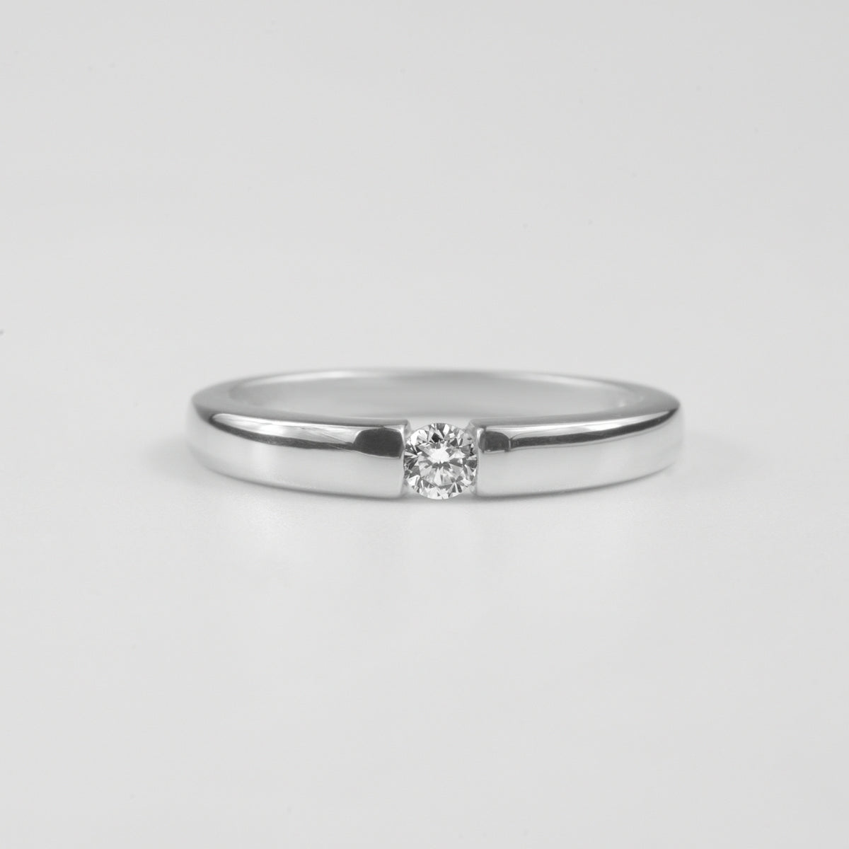Victoria Sterling Silver Lab-Grown Diamond Ring