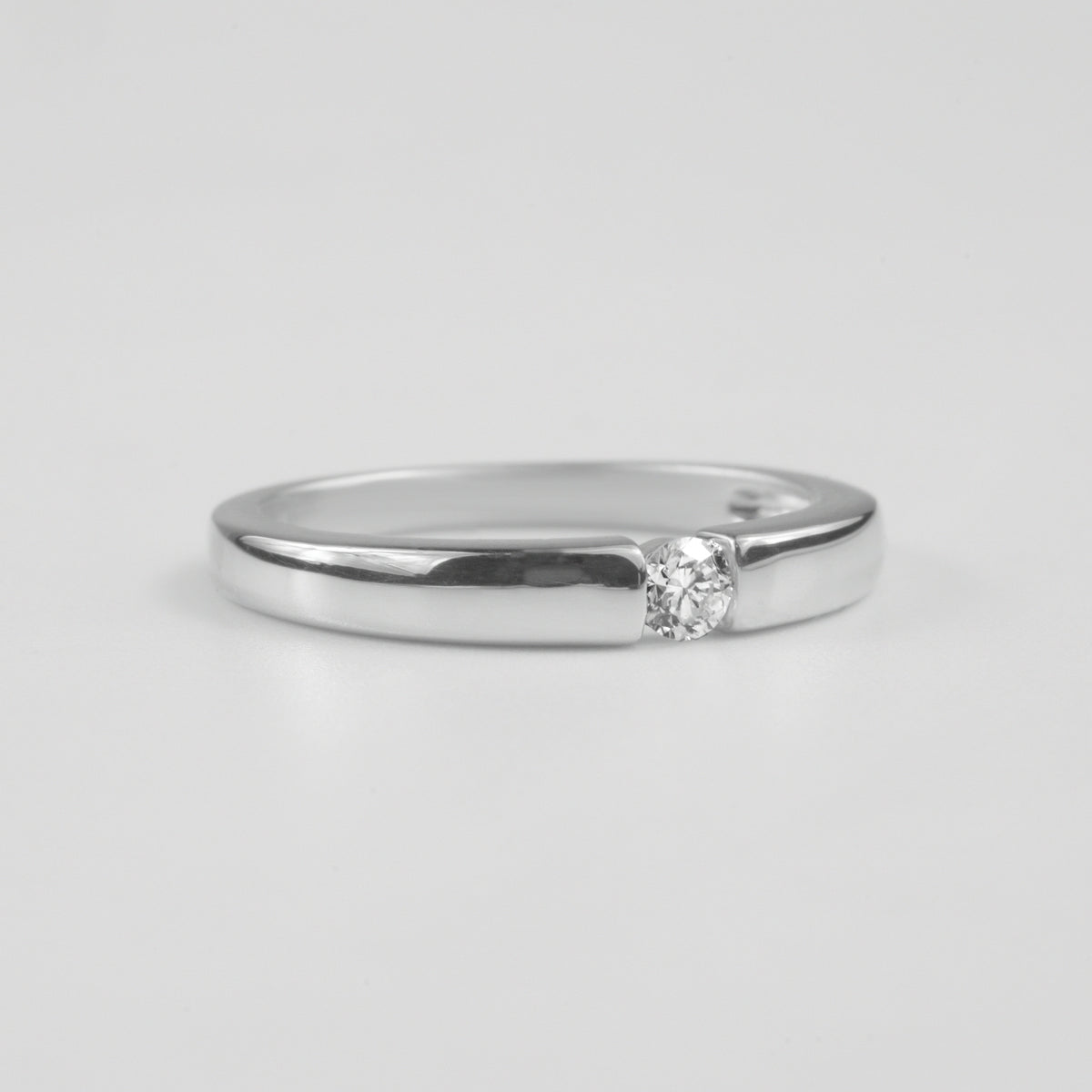 Victoria Sterling Silver Lab-Grown Diamond Ring