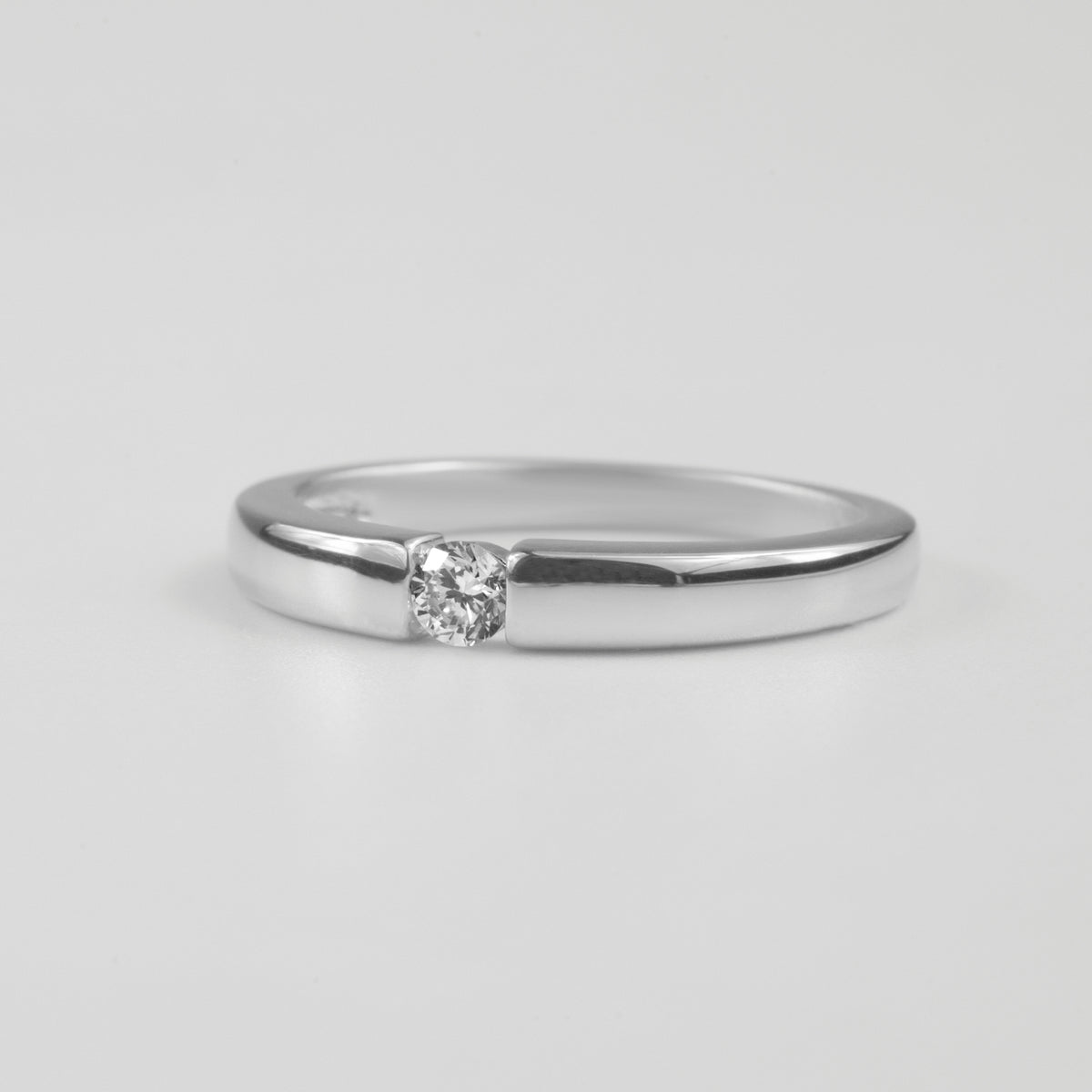 Victoria Sterling Silver Lab-Grown Diamond Ring